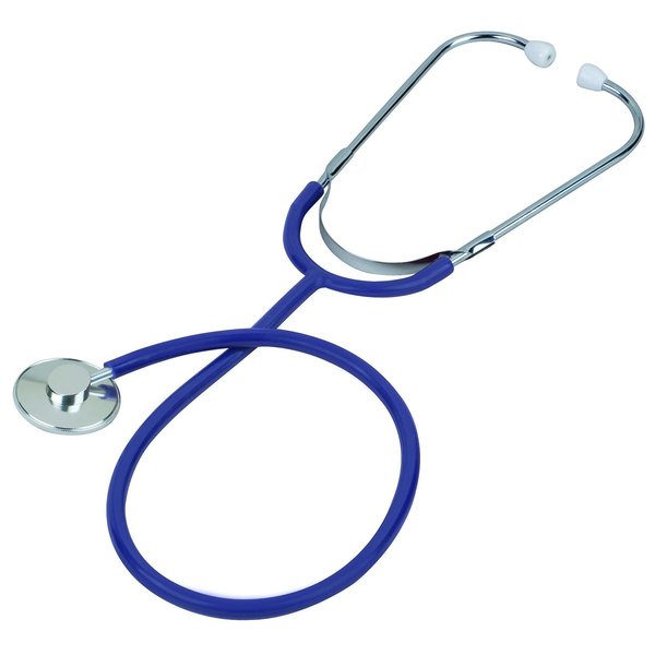 Veridian Healthcare Prism Aluminum Single Head Nurse Stethoscope, Navy Blue, Boxed 05-12302